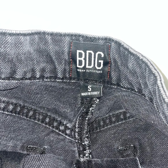 BDG Black Distressed Jean Skirt - Picture 3 of 3